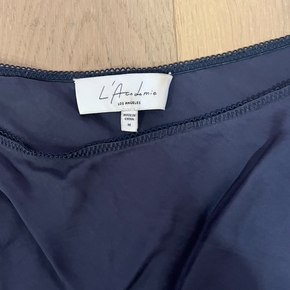 l'academie navy blue mini skirt - Picture 3 of 4